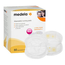 美德乐（Medela）一次性乳垫60片装（赠1）