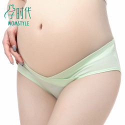孕时代 孕妇托腹低腰内裤 3条装