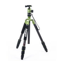 历史新低:Fotopro 富图宝 C-5C Green 碳纤可翻折三脚架 绿色