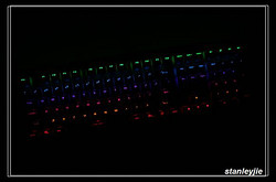 REACHACE 达尔优 87键 机械键盘 2代点彩版黑色青轴