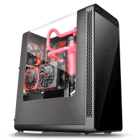 Thermaltake 曜越 红色警戒电脑台式机箱
