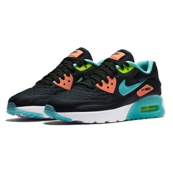 商品nike 耐克 air max 90 ultra gs 844600-001 女子 彩虹配色跑鞋
