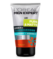 L'OREAL PARIS 巴黎欧莱雅 男士火山岩清痘冰感洁面啫哩 100ml*3支