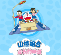 佳宝 哆啦A梦 山楂零食组合 600g 原味山楂片 120g*5袋