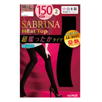凑单品：GUNZE SABRINA Heat Top 吸湿发热打底袜/连裤袜150D SB616  两双 两种尺寸可选
