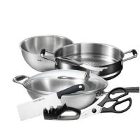 Fissler 菲仕乐 亚洲多层钢 30cm炒锅5件组 TZ00000207