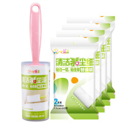 可撕式滚筒粘毛器+9卷纸