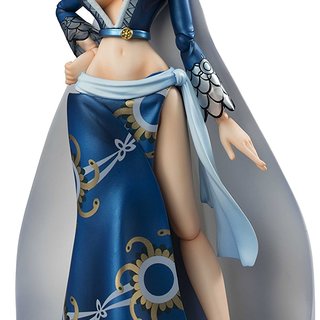 Mega House ONE PIECE 海贼王 女帝 汉库克 PVC&ABS材质 涂装可动手办（蓝色款）