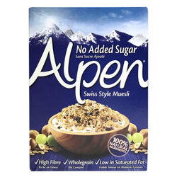 Alpen 欧倍 瑞士风味燕 麦干果早餐 (未加糖) 560克 *6件 +凑单品