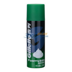 Gillette 吉列 酷爽薄荷型 剃须泡 201g