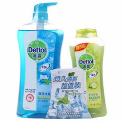 Dettol 滴露 清爽魅力健康 沐浴露 950g+青瓜舒爽 沐浴露 350g