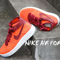 NIKE 耐克 Air Force 1 Flyknit Low 男子休闲运动鞋 817419-100