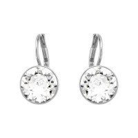 SWAROVSKI 施华洛世奇 水晶穿孔耳环 镀白金色 5085608