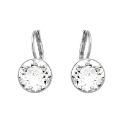 SWAROVSKI 施华洛世奇 水晶穿孔耳环 镀白金色 5085608