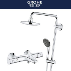 GROHE 高仪 卫浴恒温全铜双花洒淋浴套装