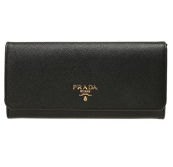 PRADA 普拉达 1MH132 QWA F0002 女士牛皮按扣钱包