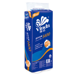 维达 蓝色经典 卫生纸巾 3层140g 10卷*5提