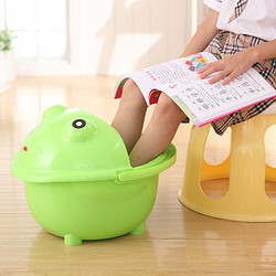 儿童婴儿洗脚桶盆加厚塑料宝宝脚底按摩泡脚桶深足疗养生足浴盆