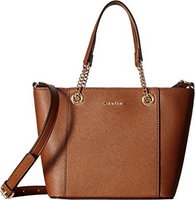 Calvin Klein Saffiano Mini 女款真皮手提包