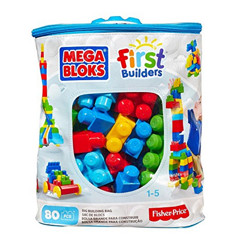 MEGA BLOKS 美高 DCH62/DCH63 积木玩具（80粒、大颗粒）
