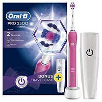 中亚Prime会员：Oral-B 欧乐B Pro 2500 电动牙刷