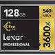 Lexar 雷克沙 3600x Cfast 2.0 专业级CF存储卡 128G（540M/s，445M/s）