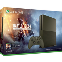 Microsoft 微软 Xbox One S 1TB 游戏主机《Battlefield 1》终极版套装+《Battlefield 1》收藏家套装