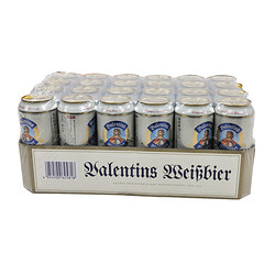 EICHBAUM 爱士堡 德国原装小麦白啤酒500ml*24听整箱进口德国啤酒