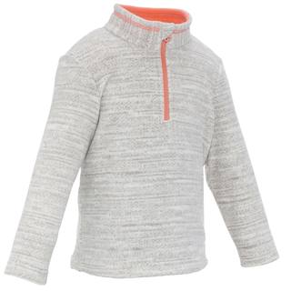 DECATHLON 迪卡侬 QUECHUA 儿童摇粒绒套头衫 深灰色 155cm
