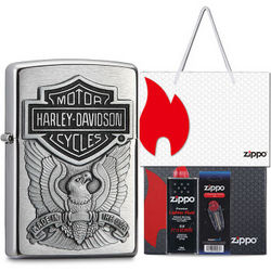 ZIPPO 芝宝 打火机礼盒套装（哈雷美国鹰200HDH284+133ml电油+火石）+凑单品