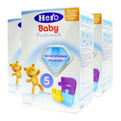 荷兰 天赋力 Herobaby 婴儿配方奶粉 5段 2岁以上700g×3 三盒装