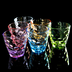 彩色玻璃杯套装 6只