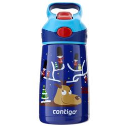 contigo 小小梦想家 儿童不锈钢保温吸管杯 300ml
