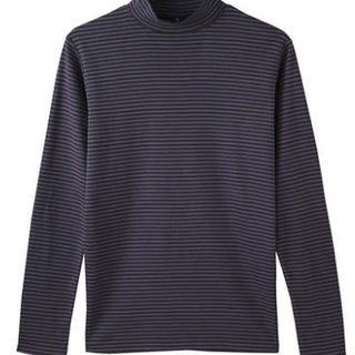 無印良品  無印良品 MUJI M5AB902 男士条纹针织衫