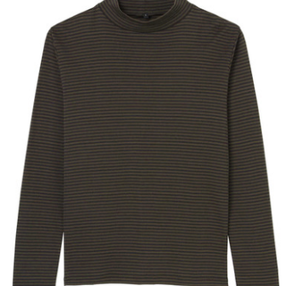 無印良品  無印良品 MUJI M5AB902 男士条纹针织衫