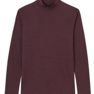 無印良品  無印良品 MUJI M5AB902 男士条纹针织衫