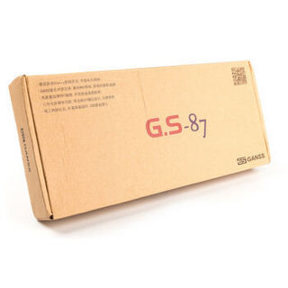 GANSS 高斯 GS87键PBT双色版 机械键盘