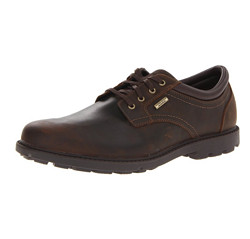 ROCKPORT 乐步 Rugged Bucks Plain Toe Waterproof 男士防水户外皮鞋