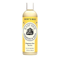 BURT'S BEES 小蜜蜂 Shampoo and Wash 婴儿二合一洗发沐浴露 350ml*3瓶装