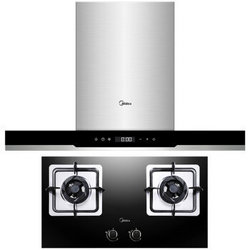 Midea 美的 CXW-200-DT570R 抽油烟机 +Q360B 燃气灶