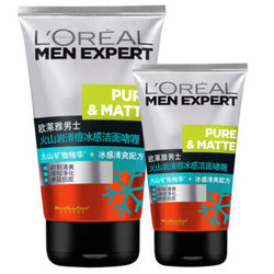 L'OREAL PARIS 巴黎欧莱雅 男士 洁面啫喱 100ml+50ml