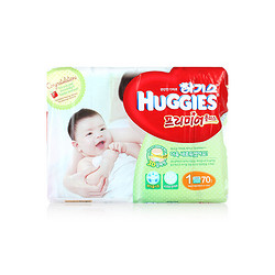 HUGGIES 好奇 3D Plus纸尿裤 1段 NB70片 