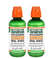 中亚Prime会员：TheraBreath 清新口气漱口水 473ml*2瓶装*3套