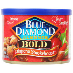 BLUE DIAMOND 蓝钻石牌 墨西哥胡椒风味烟熏扁桃仁 辣 170g