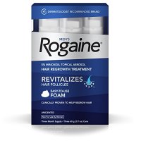 Rogaine 落健 Hair Regrowth Treatment 男用生发泡沫(60g*3支)
