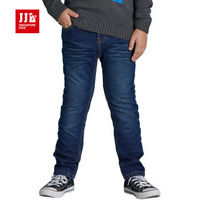 微信端：JJLKIDS 季季乐 男童加绒牛仔裤