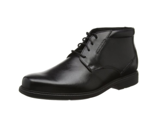 ROCKPORT 乐步 CHARLES ROAD 男士短靴 Black U8