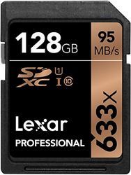 Lexar 雷克沙 专业系列 633x SDXC UHS-1 128GB SD 卡
