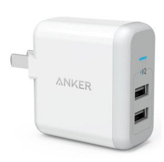 ANKER 24W 2口USB充电器