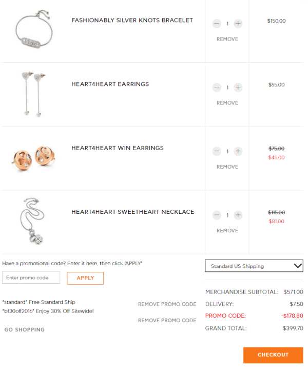 Folli Follie美国官网 黑五促销 全场商品 饰品、包款、配件等